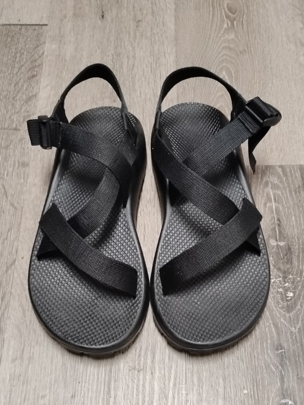 Chaco Black Strappy Sandals